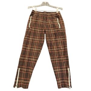Todd Snyder Men's Wool/Cotton Plaid Draw String Plaid Pants Size Small